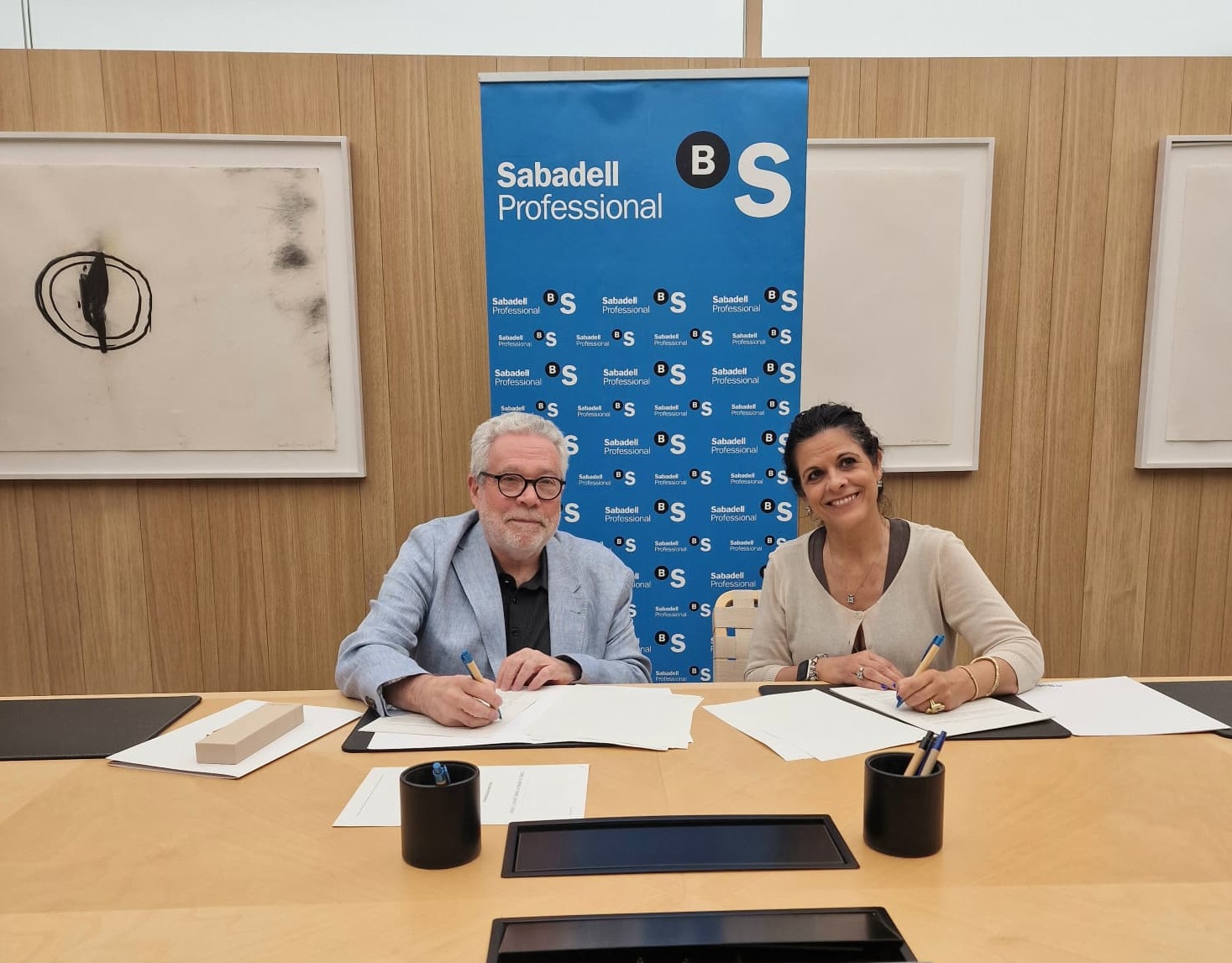 Renovació del Conveni de col.laboració amb Banc Sabadell